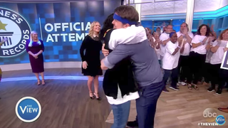 Meghan McCain's First Day on <i>The View</i>: A Record-Breaking Number of Hugs